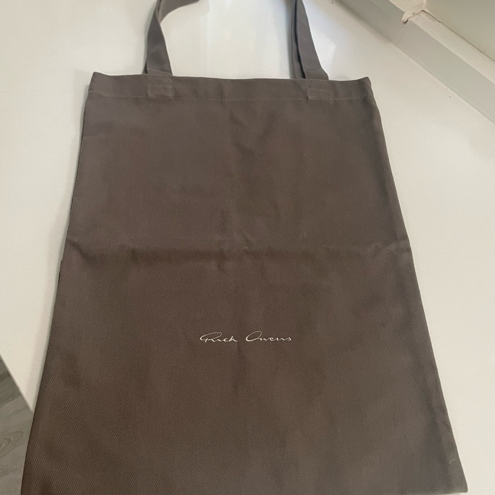 Rick Owens dust bag tote